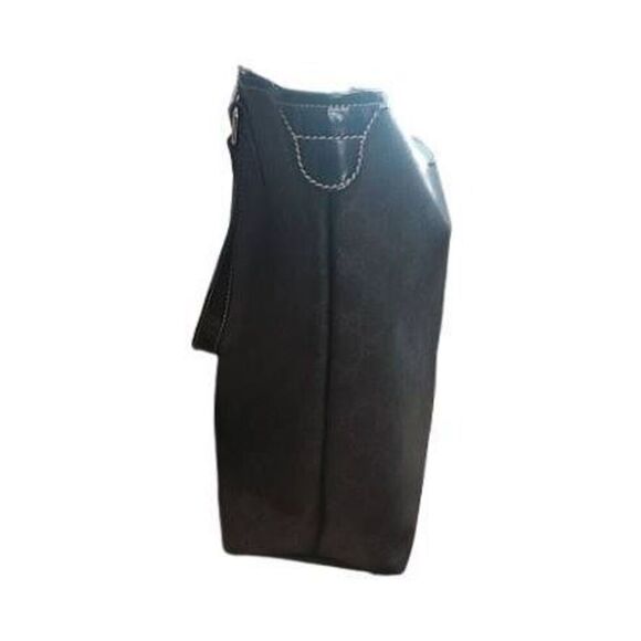 GUCCI Authentic GG Supreme Black/Brown Coated Canvas & Leather Tote Handbag - Picture 6 of 10